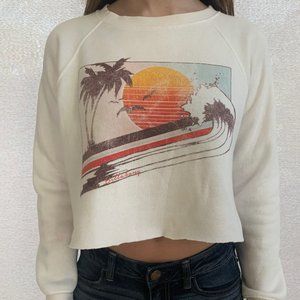 Billabong cropped crew neck